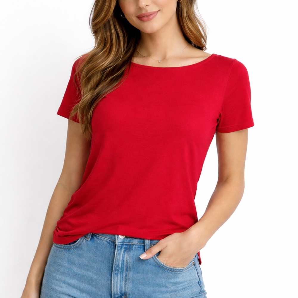 Ralph Lauren Vibrant Red Short Sleeve Tee